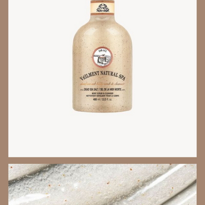 Veilment natural spa dead sea salt body scrub and cleanser - final sale - Thumbnail 3