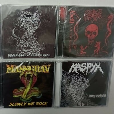 Morbid holocaust, mahdyhell, massgrav, kaspyx  cds - Thumbnail 1