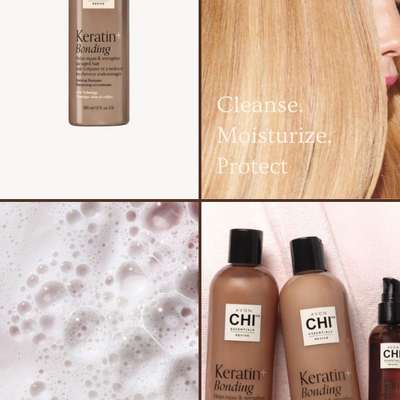 Chi® essentials revive keratin + bonding restoring shampoo - final sale