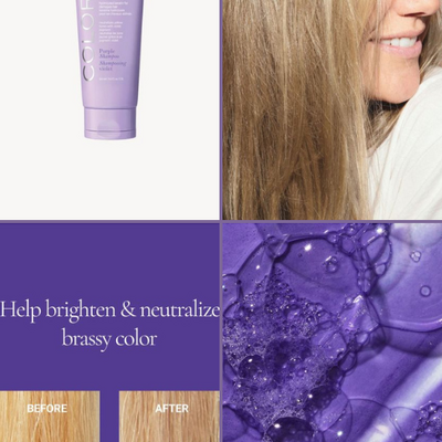 Elastine salon de color color-vibe purple shampoo - final sale