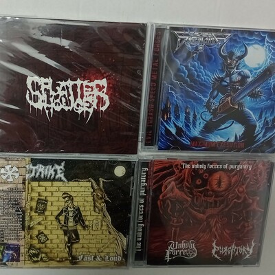Splatter bowels,sacrilator, strike, unholy force/purgatory cds - Thumbnail 1