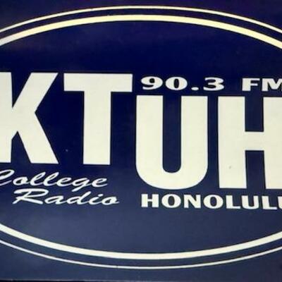 Vintage ktuh fm sticker