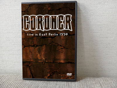 CORONER Live in East Berlin 1990 DVD