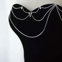 Champagne Strapless Tulle Long Prom Dress, Beautiful Formal Evening Dress - Thumbnail 1