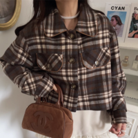 Retro style long-sleeved jacket - Thumbnail 3