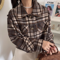 Retro style long-sleeved jacket - Thumbnail 4