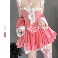 Sexy Pink Bunny Cosplay Dress - Thumbnail 6