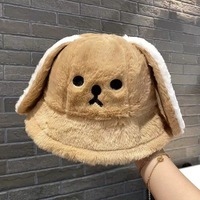 Cute Long Ears Puppy Plush Hat - Thumbnail 6