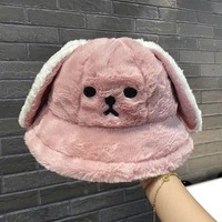 Cute Long Ears Puppy Plush Hat - Thumbnail 7