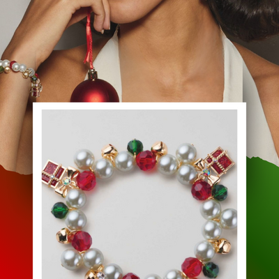Pearly wrapped presents bracelet - final sale