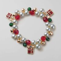 Pearly Wrapped Presents Bracelet - FINAL SALE - Thumbnail 1