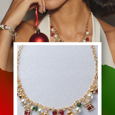 Pearly wrapped presents necklace - final sale - Thumbnail 3