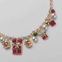 Pearly Wrapped Presents Necklace - FINAL SALE - Thumbnail 3