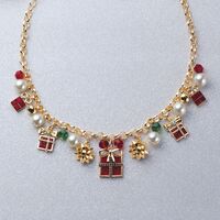 Pearly Wrapped Presents Necklace - FINAL SALE - Thumbnail 2