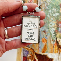 “A quiet calm life” necklace no.02 - Thumbnail 1