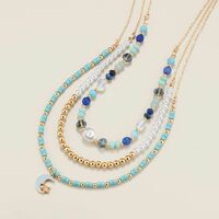 Moonlight Waves Layered Necklace - FINAL SALE - Thumbnail 1