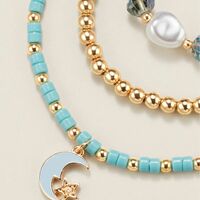 Moonlight Waves Layered Necklace - FINAL SALE - Thumbnail 2