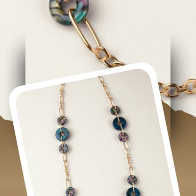 Luminous tides link necklace - final sale - Thumbnail 4