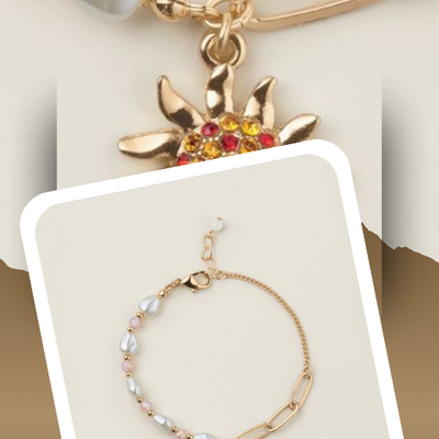 Bloom and glow pearly bracelet - final sale