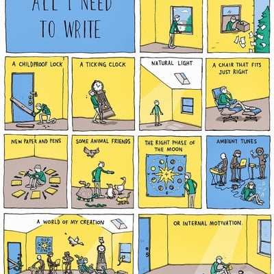 "all i need to write" poster