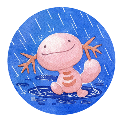 Shiny wooper button
