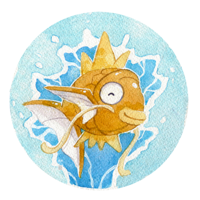 Shiny magikarp button