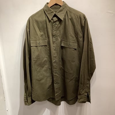 Y’s for men olive military shirt