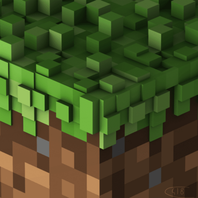 C418 - Minecraft Volume Alpha (Transparent Green Vinyl)
