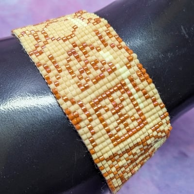Pixel bracelet - black flame candle