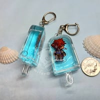 Liquid Kingdom Hearts Popsicle Keychain - Thumbnail 7