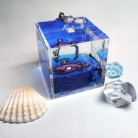 Liquid Fish Cube Keychains - Thumbnail 3