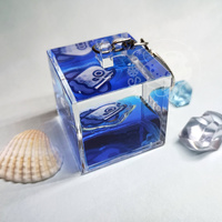 Liquid Fish Cube Keychains - Thumbnail 4
