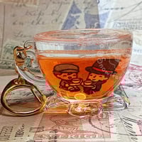 Liquid Professor Layton Teacup Keychain - Thumbnail 1