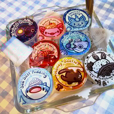 Pudding keychains