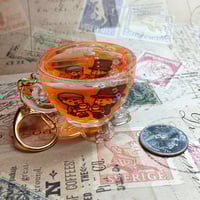 Liquid Professor Layton Teacup Keychain - Thumbnail 2