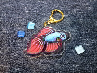 Betta Keychain