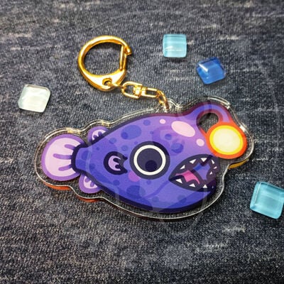Anglerfish keychain