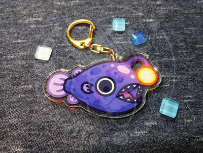Anglerfish Keychain