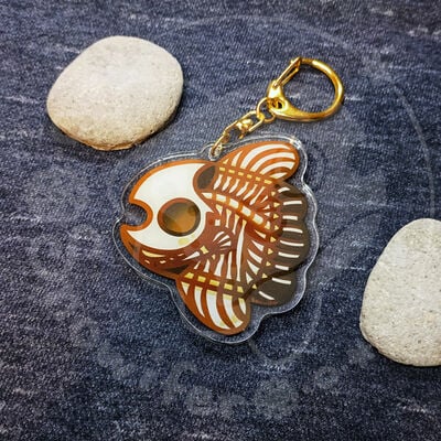 Mola skeleton keychain