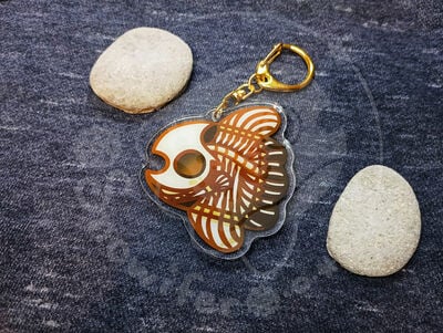 Mola Skeleton Keychain