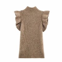 Loose pullover women's design niche temperament sweater - Thumbnail 2