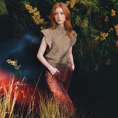 Loose pullover women's design niche temperament sweater