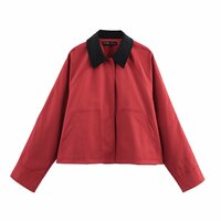 Waxed leather patchwork street style jacket - Thumbnail 1