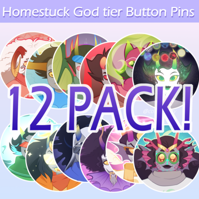 Hs god tier button pins