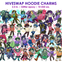 Set 1 | 2'5" Aspect Hoodie Acrylic Charms - Thumbnail 2