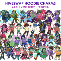 Set 3 | 2'5" Aspect Hoodie Acrylic Charms - Thumbnail 2