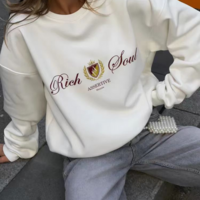 Rich & Soul Printed Sweatshirt - Thumbnail 4