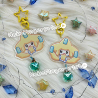 Jirachi Acrylic Keychain - Thumbnail 1