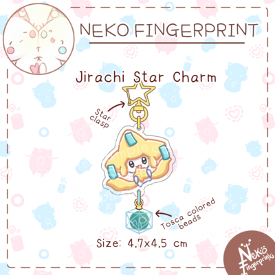 Jirachi Acrylic Keychain