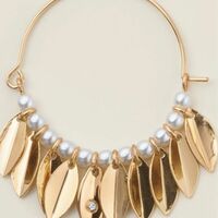 Bloom and Glow Hoop Earrings - FINAL SALE - Thumbnail 2